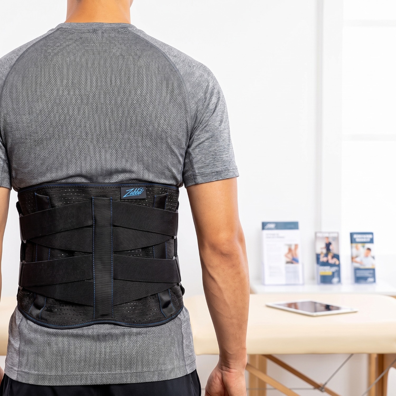 Image of Back Support Belt - Adjustable Lumbar Support Brace With Storage Pockets, Support For Men And Women, Daily Wear And Fitness
