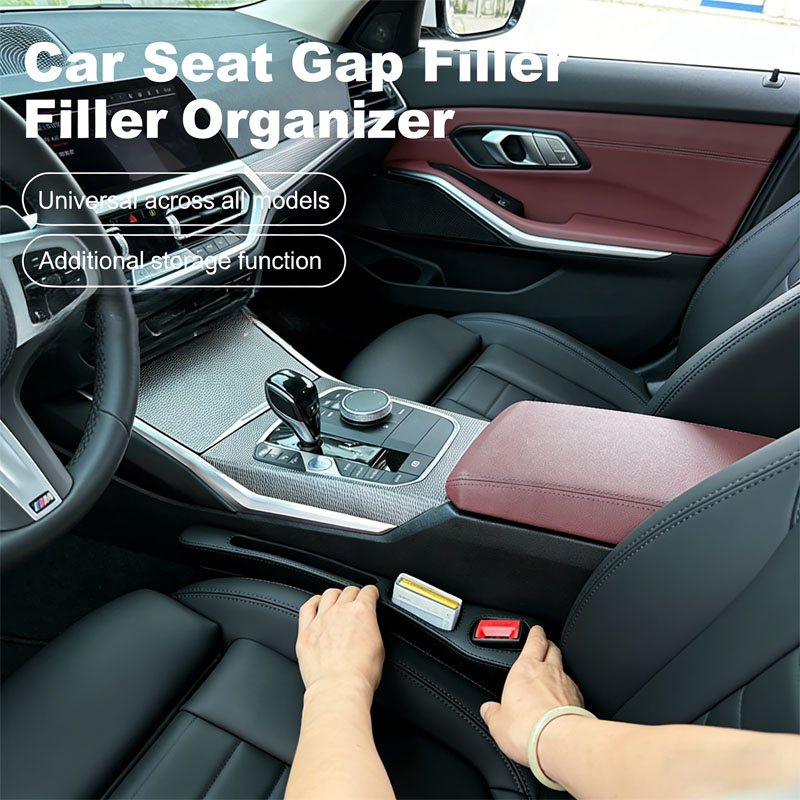2pcs Car Seat Fillers, Seat Storage Box, Seat Armrest Organizer Bag, Interior Decoration Car Accessories