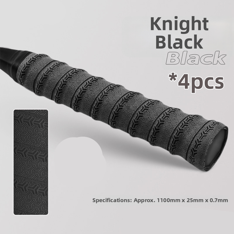TEMU 4-pack Embossed Dragon Bone Grip Tape - Non-slip Sweat-absorbent Racket Overgrip For Tennis, Badminton, Options | Upgraded With Anti-puncture