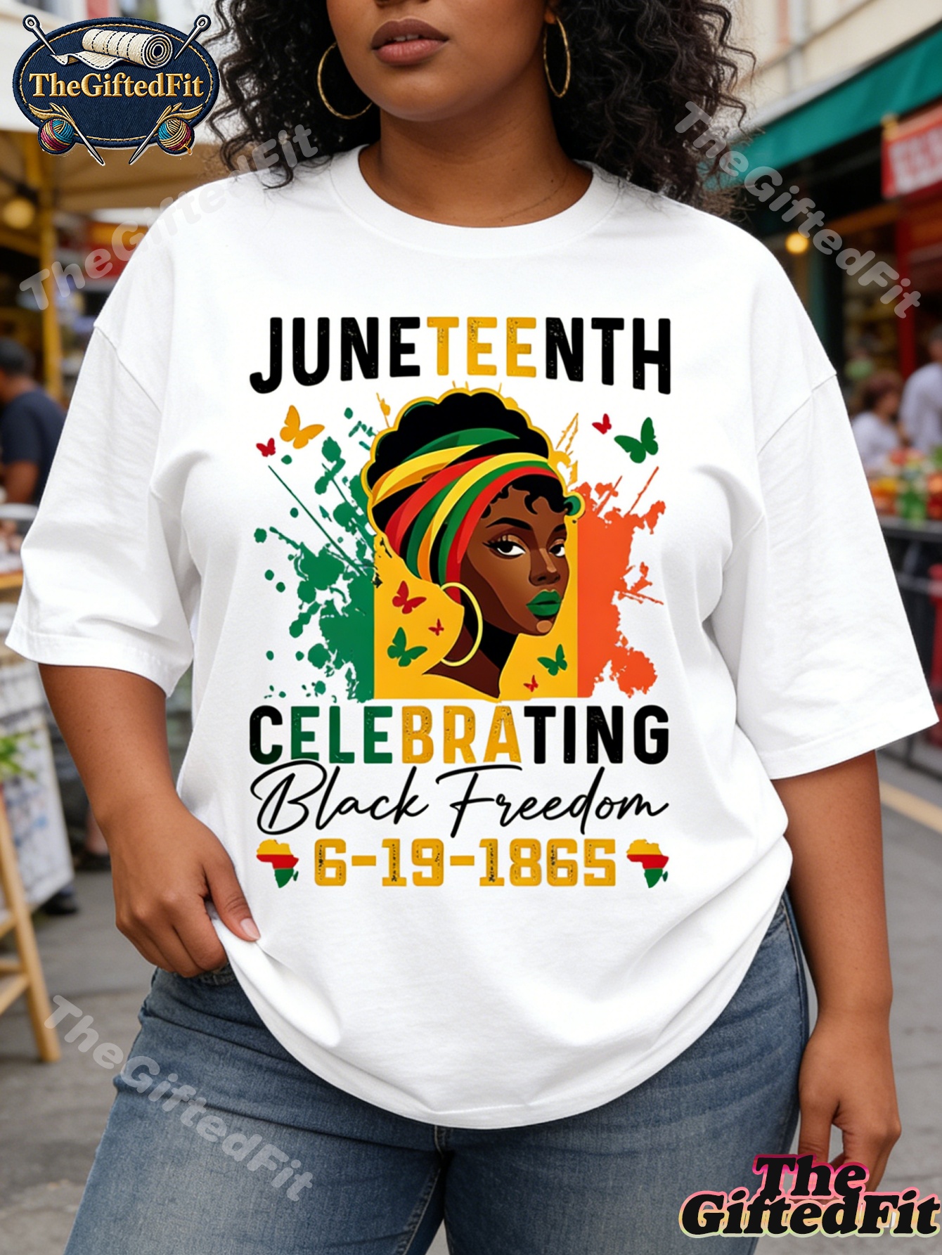 white juneteenth commemorative t shirt lightweight breathable casual     pattern ideal holiday gift and birthday gift for anyone honoring black history suitable for juneteenth   and daily wear