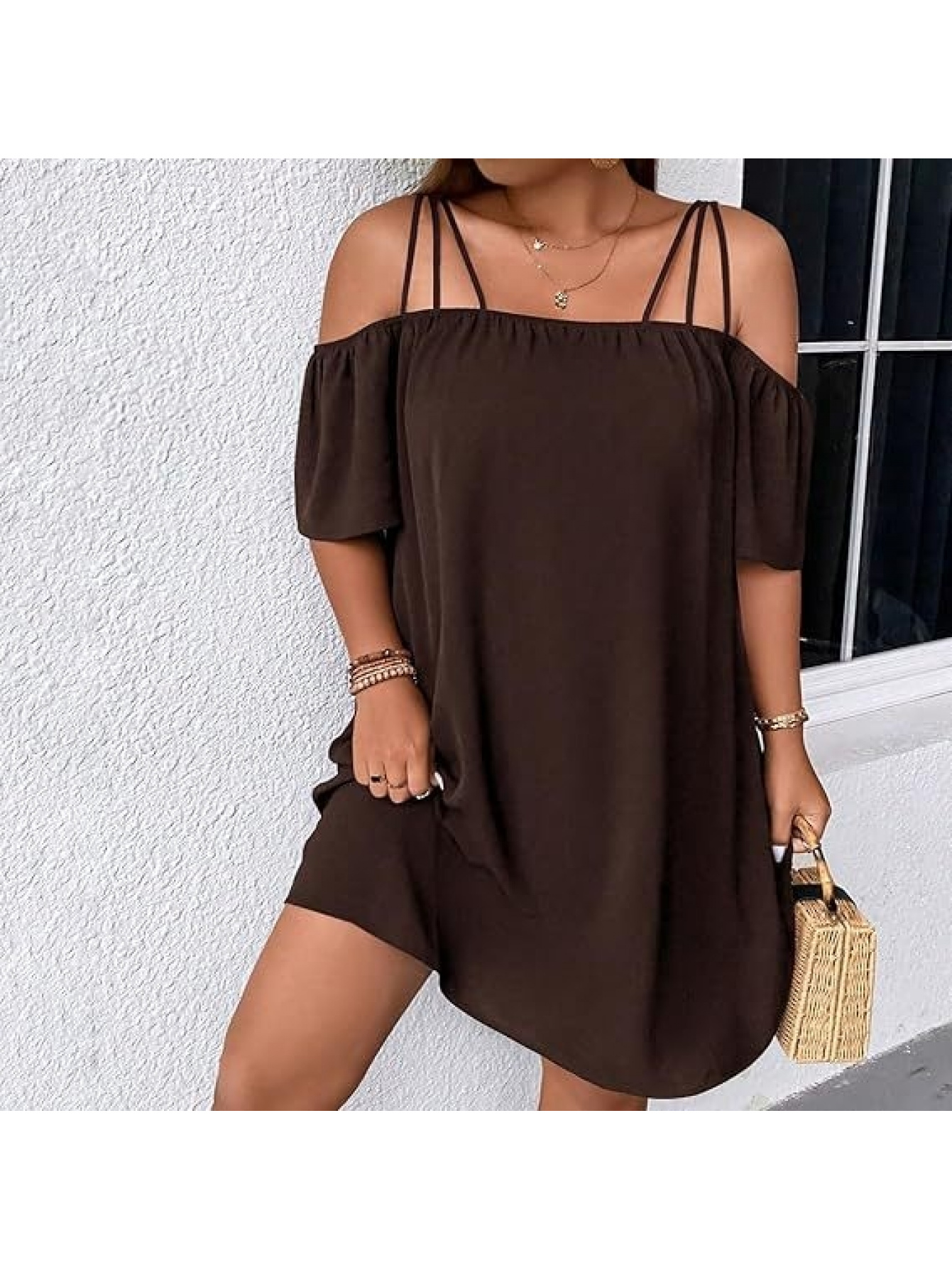 black dress with brown wedges Midi Dress Black Dress Brown Wedges Black Dress With Beige Sandals Outfits  (26 Ideas Outfits