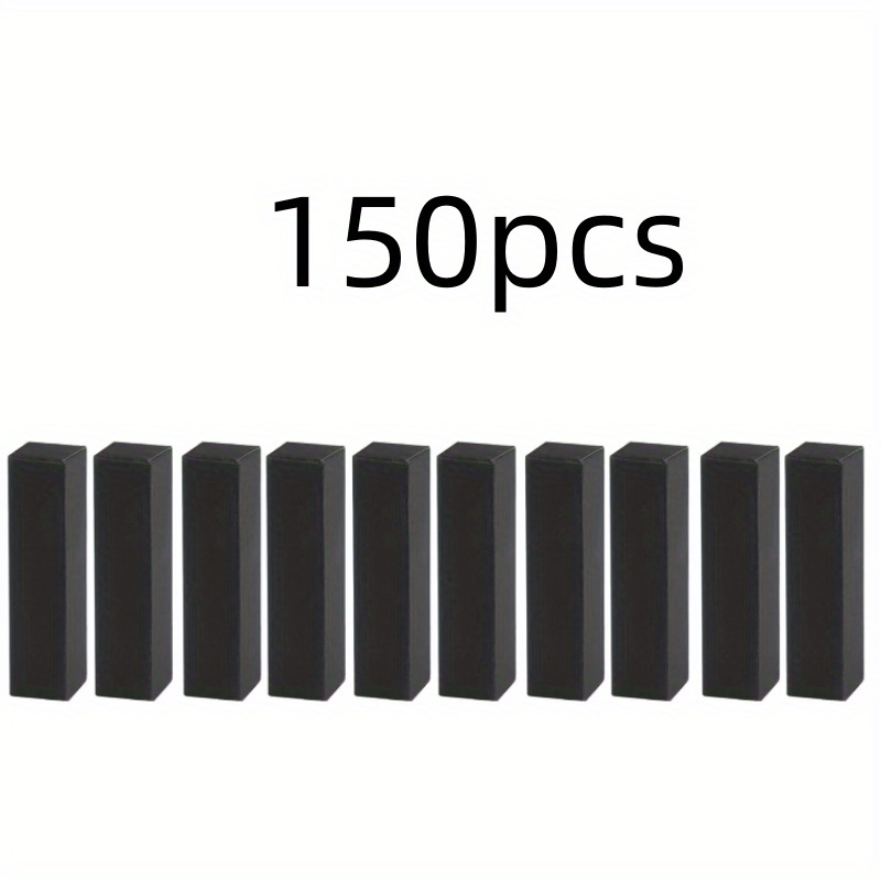 50/150/300/450 kosov 0,8 X 0,8 X 3,3 palcev (pribl. 2,0 X 2,0 X 8,5 cm) Škatla za šminko iz umetnega usnja, bela kartonska škatla za šminko,