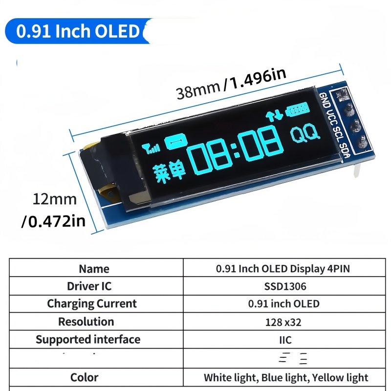 oled display sold on Temu United States