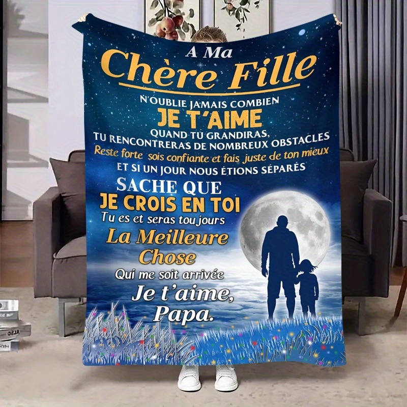 TEMU Une couverture douce en flanelle pour le canapé, parfaite pour la , pour mon à