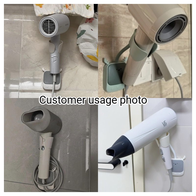 extended hair dryer stand with extension bar for free rotation   to punch holes   and make blowing hair easy Product details 7