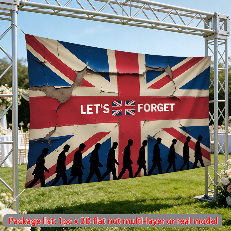 2d flat 2d flat 2d flat 2d flat 2d flat banner 1pc lets   uk flag   wall background   office indoor outdoor party props