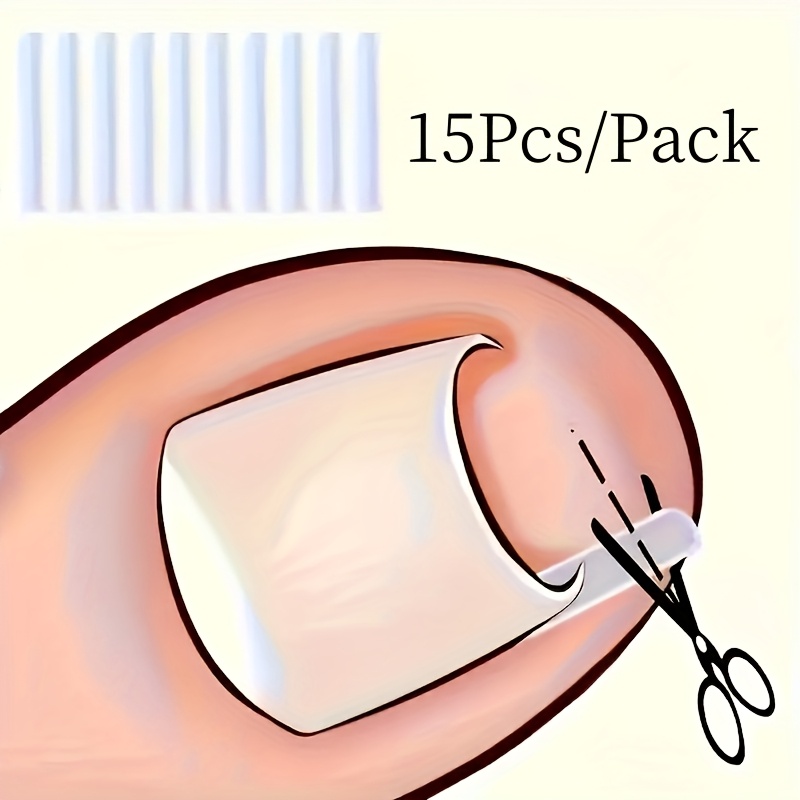 Ingrown Toenail Strips - 15pcs/42pcs/transparent, Unscented Toenail Braces, Toenail Care Pad Set, Professional Pedicure Toenail Inserts, Foot Tools And Foot Care Tools