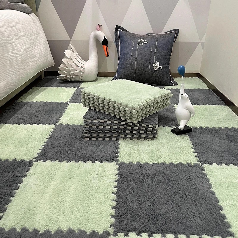 soft plush washable square floor mats thick non slip - Temu Canada