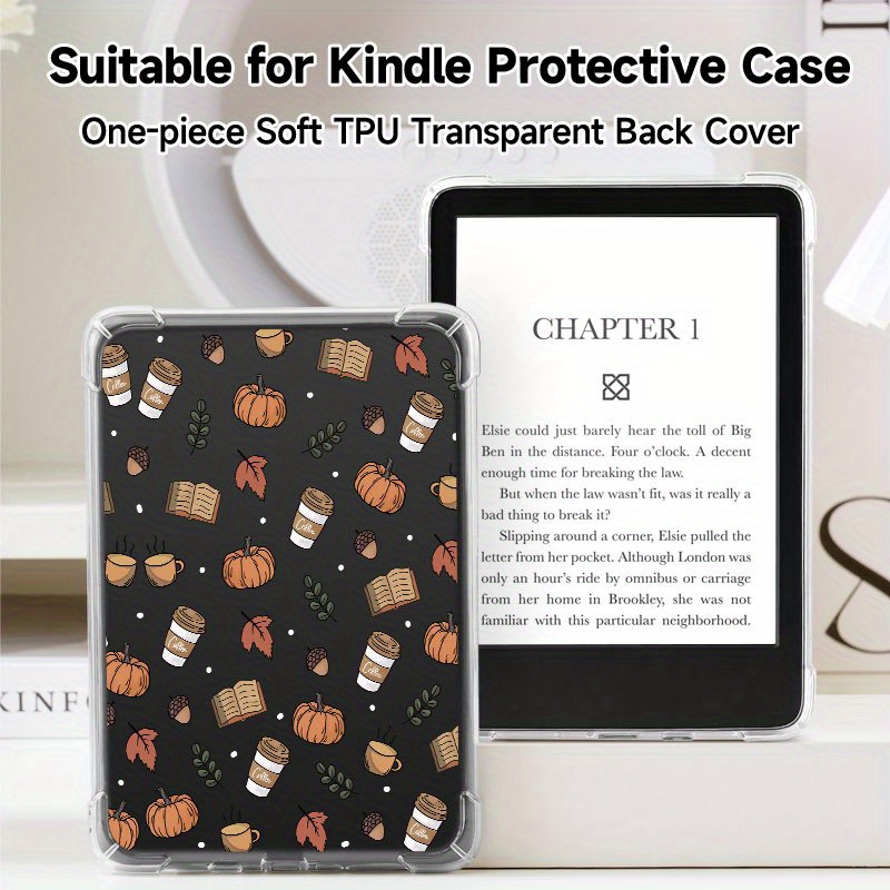 TEMU Étui Transparent Compatible avec Kindle Colorsoft & Kindle 10/11, Housse Antichoc Adaptée pour Kindle 10e Génération 2019, Étui Kindle 11