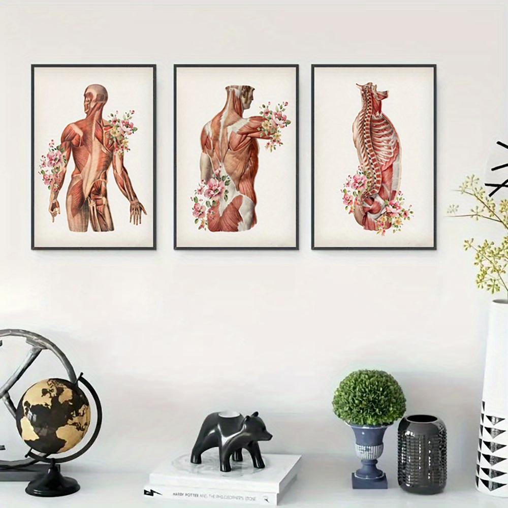

3pcs Art Set, Posters, Cloth For Decor