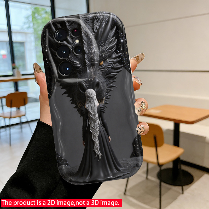 TEMU Phone Case: 2d Flat Warner Phone Case, & Dragon 2d Pattern, Suitable For Galaxy A57 A37 A07 A17 A56 A36 A26 A16 A06 A55 A35 A25 A15 A05s A54 A34