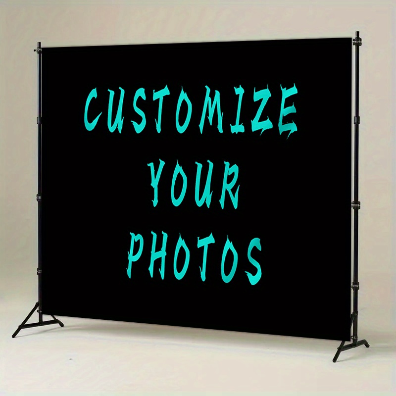 Customizable Photo Backdrop Banner - Vertical Stand