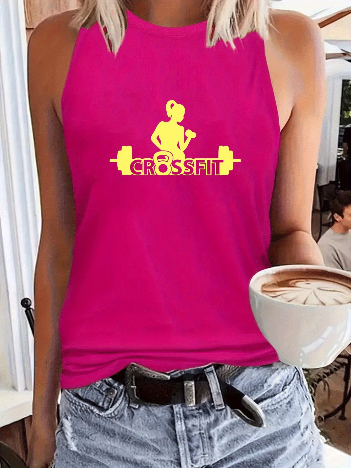 Shirt Camisetas Mujer Gym Workout Playeras Para Crossfit Mujer