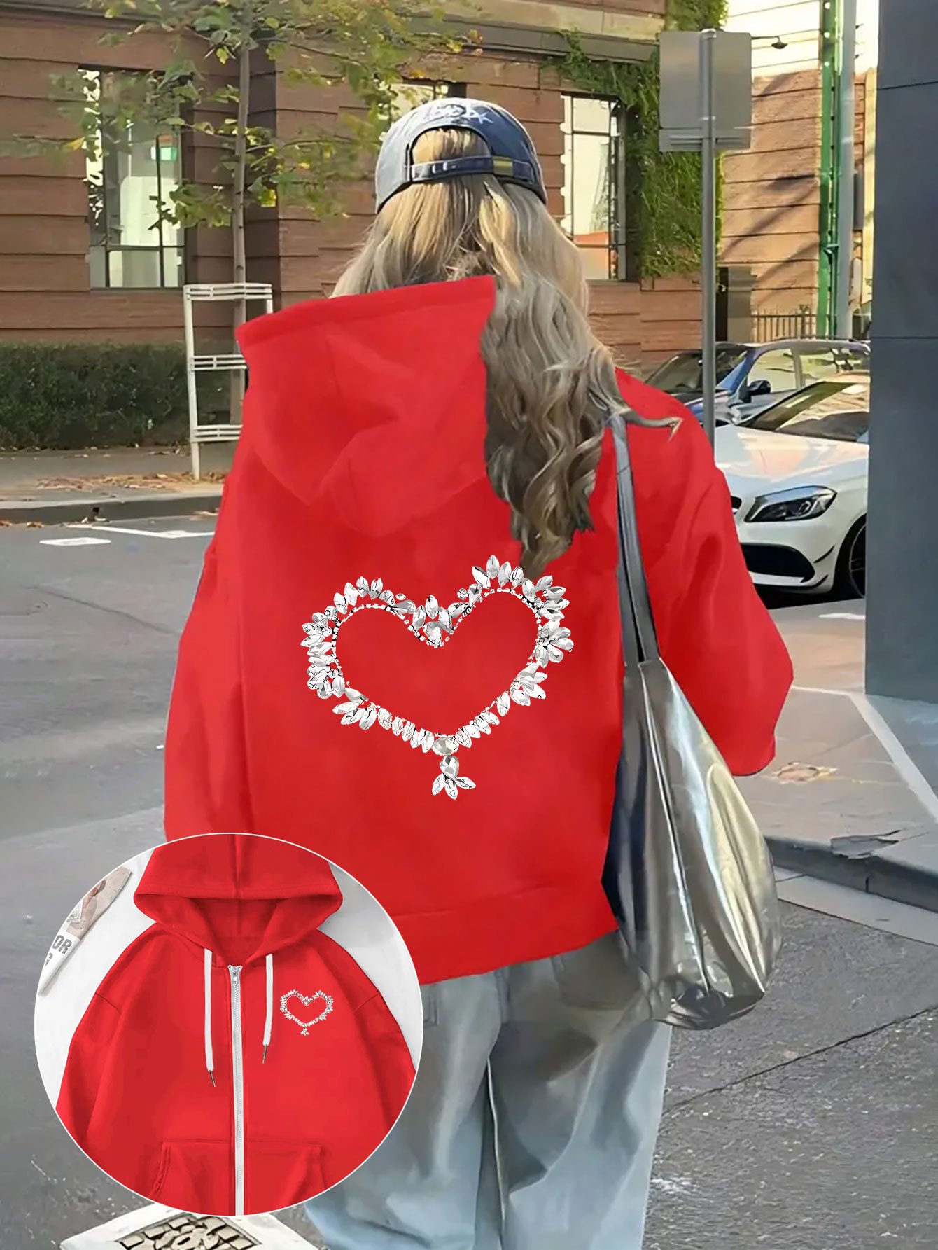 heart jacket sold on Temu United States