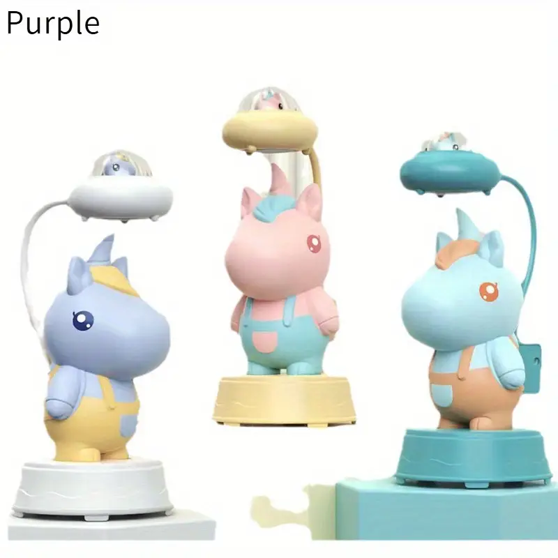 2025 new cartoon with pencil sharpener desk lamp creative desktop ornament desk lamp writing lamp reading lamp Product details 6