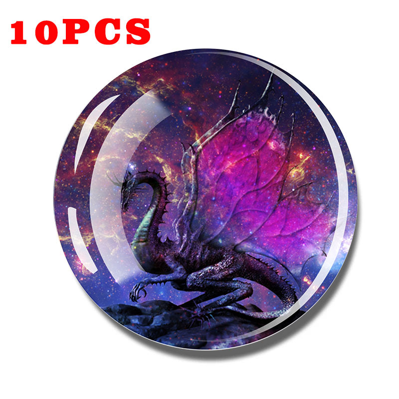 TEMU 10pcs 25mm Starry Glass Pendant Handmade Jewelry Making Accessories, Starry , Necklace, Bracelet Supplies, Handmade Accessories, Diy Craft