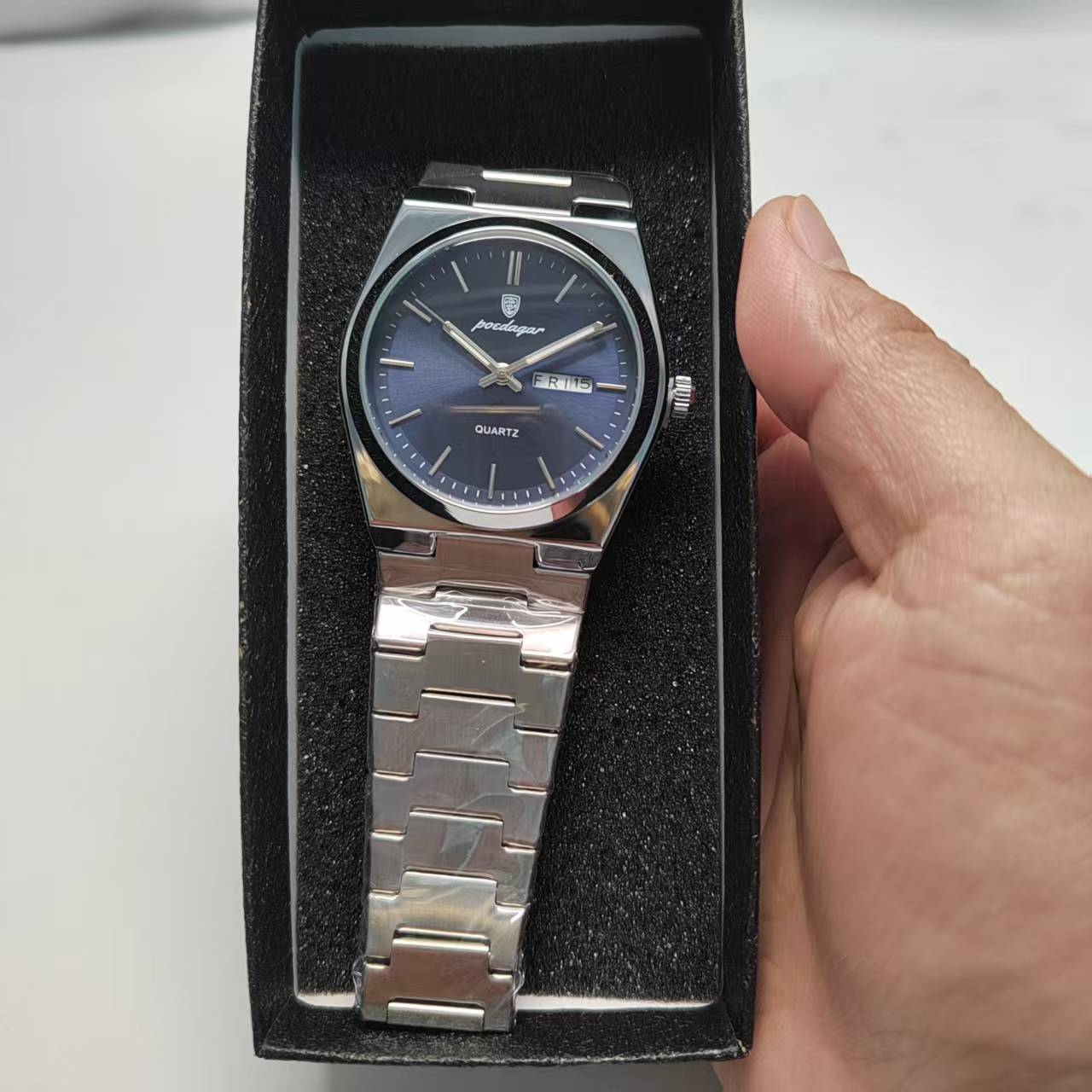 TEMU Authentic Fashion Casual Men's Watch, Luminous Calendar Men's Watch, Ultra-thin Circular Alloy Case, Suitable For Gift , Christmas, Halloween,