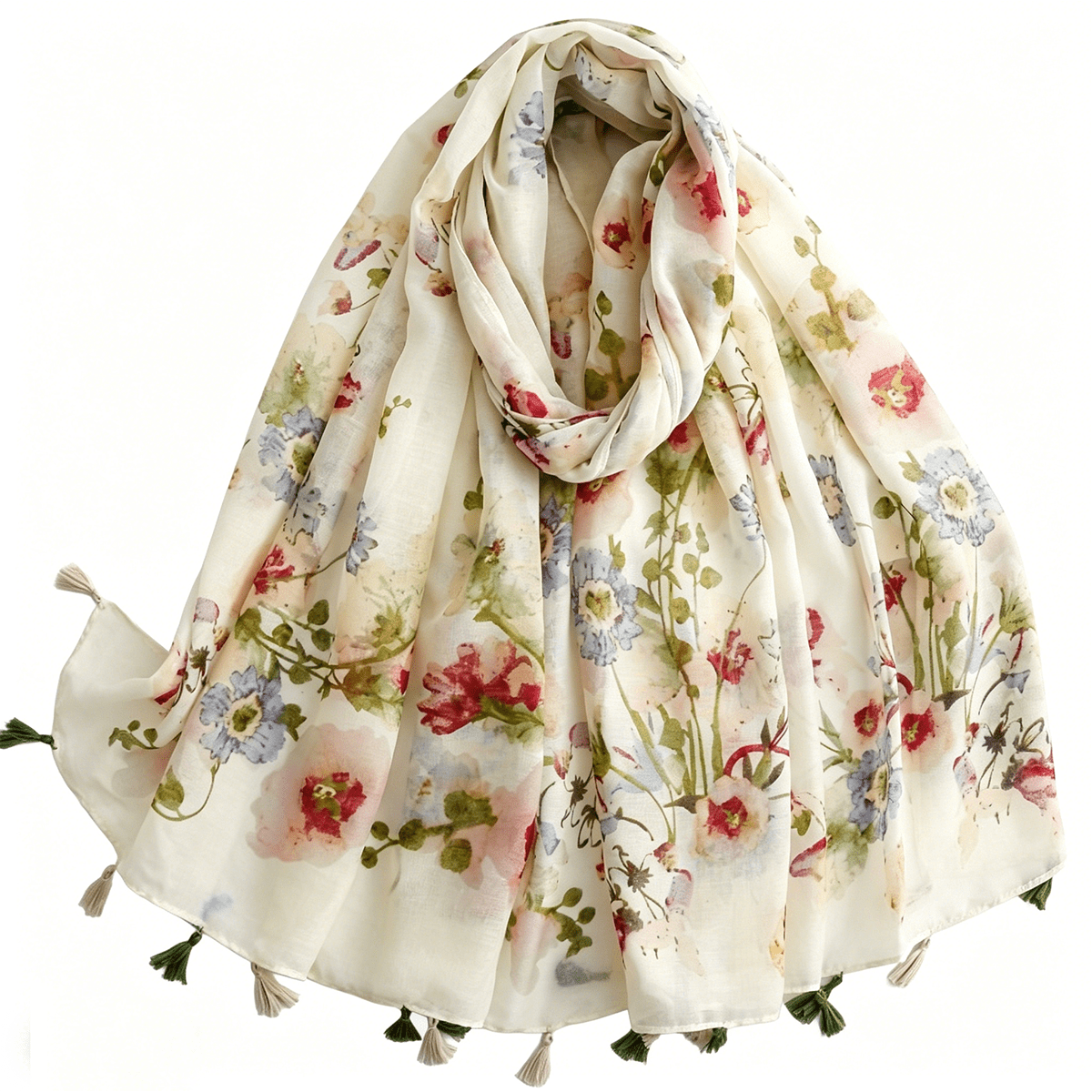 TEMU Pañuelo chal extragrande con y estampado de margaritas para mujer - - Ideal para desplazamientos, salidas y viajes, chal multicolor de regalo