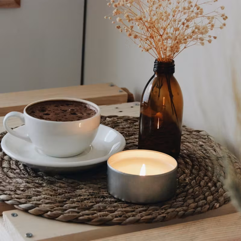 99 packs of 8 hour burning tealight candles unscented white long lasting cotton wick candles suitable for holiday decorations parties and home decorations details 2