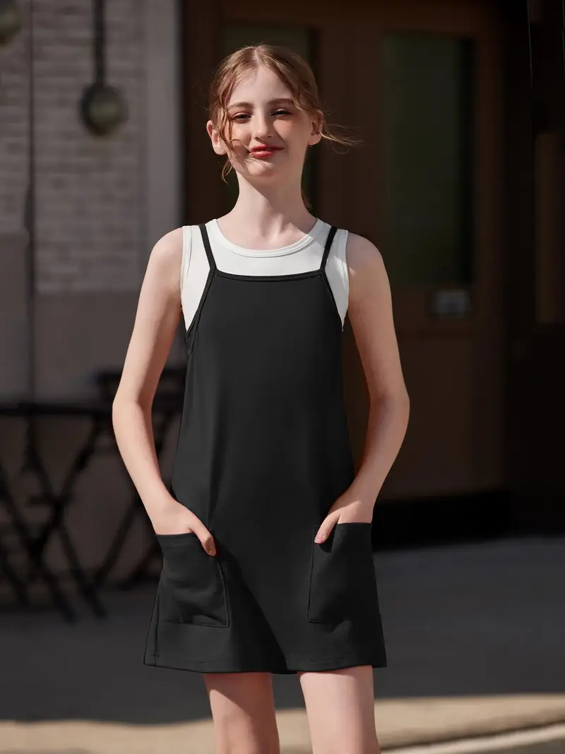 girls dress shorts casual summer spaghetti straps 1pc romper - Temu girls dress shorts casual summer spaghetti straps 1pc romper - Temu