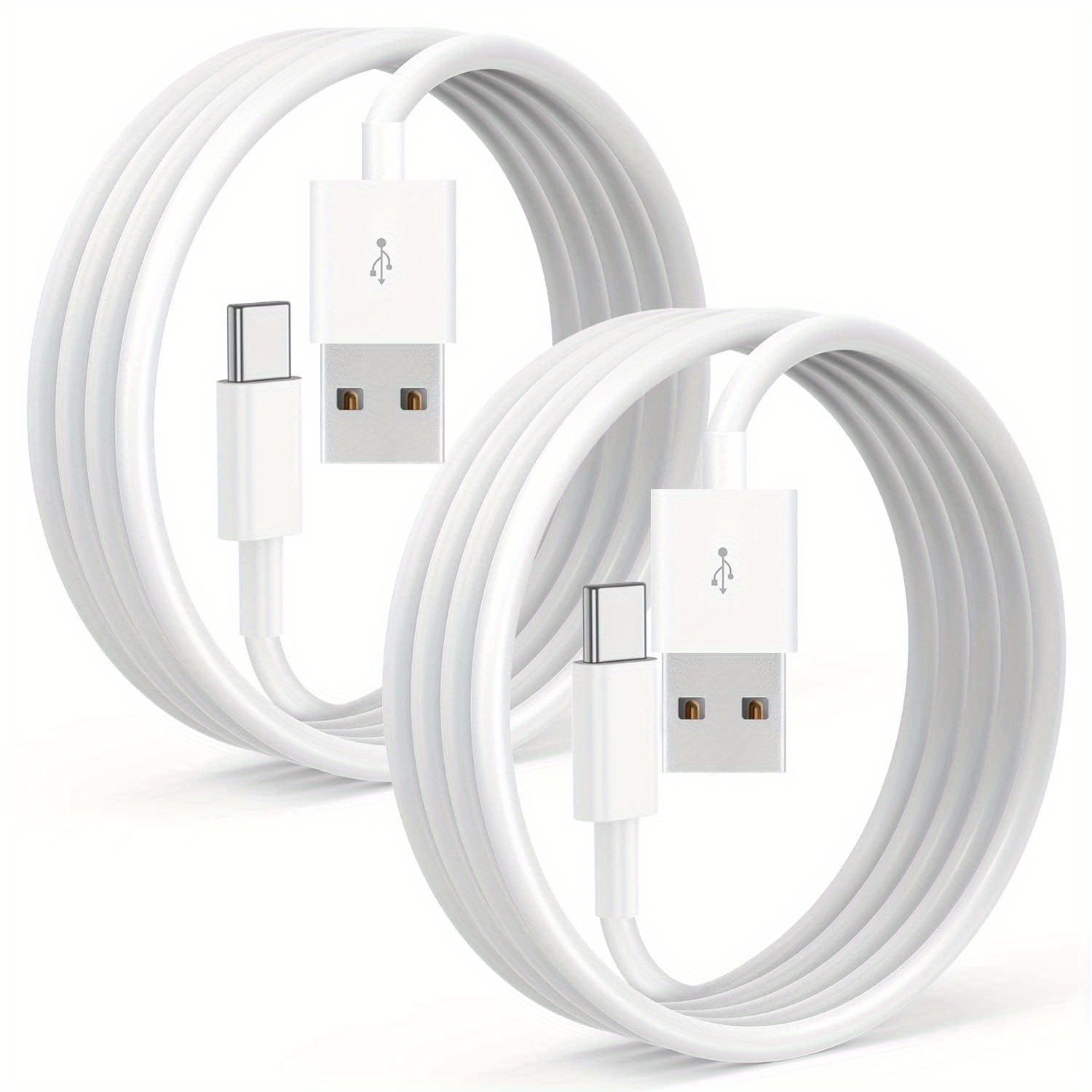 Image of 2pcs 20w Fast Charging Usb Type C Cable, 3/6/10ft Long Usb A To Usb C Charger Cord Compatible For /galaxy/ And More Usb C Cables Phone Wire Cord Usb Type C Charger