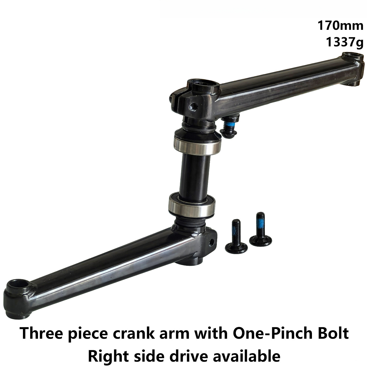 bmx freestyle bike crank set 8   chromoly crankset with chainwheel   drive sealed     bracket assembly