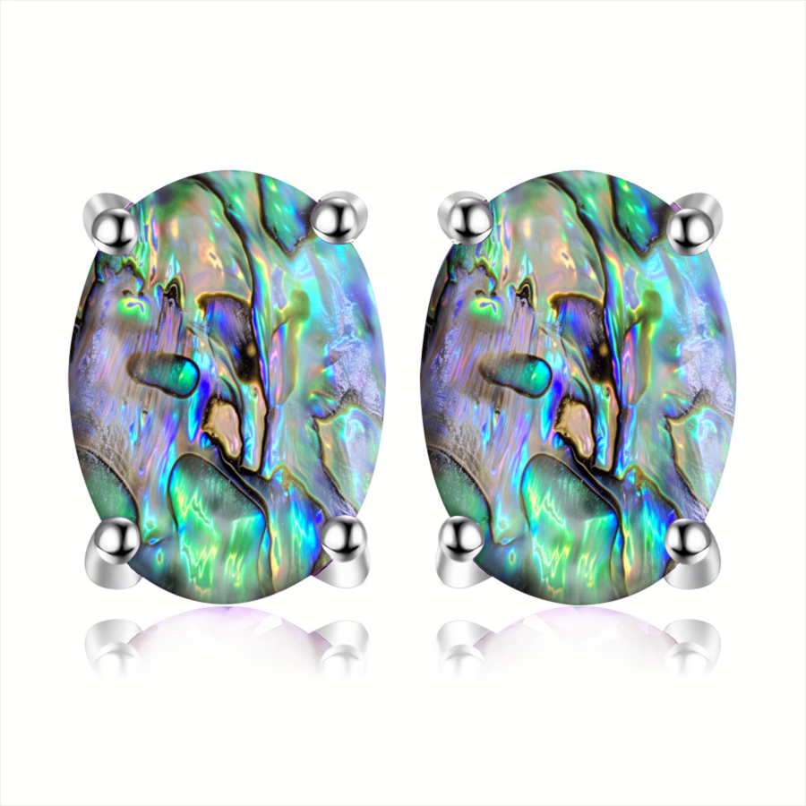 TEMU 2pcs Abalone Shell Earrings Earrings Natural Earrings Ocean Earrings Sea Life Earrings Jewelry Accessories Unique Jewelry Christmas Gifts