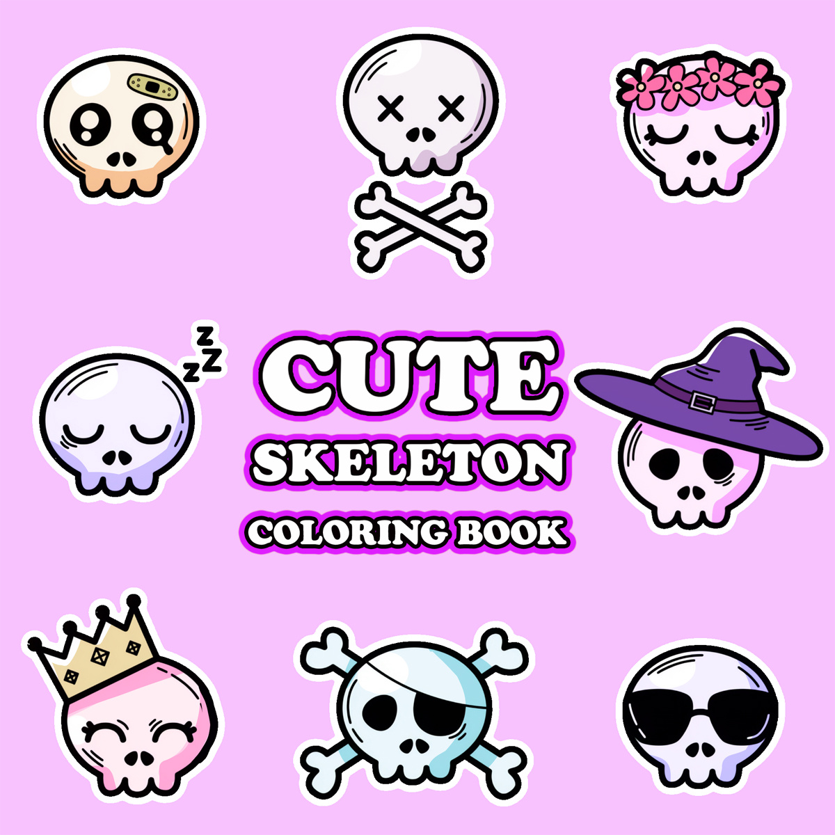 

Deluxe Cute Coloring Book - Thickened 22-page Watercolor Paper, Unique Cover, Comfortable , Ideal For Adult | Perfect Gift For Valentine's Day, Christmas, Halloween, New Year's, Birthdays