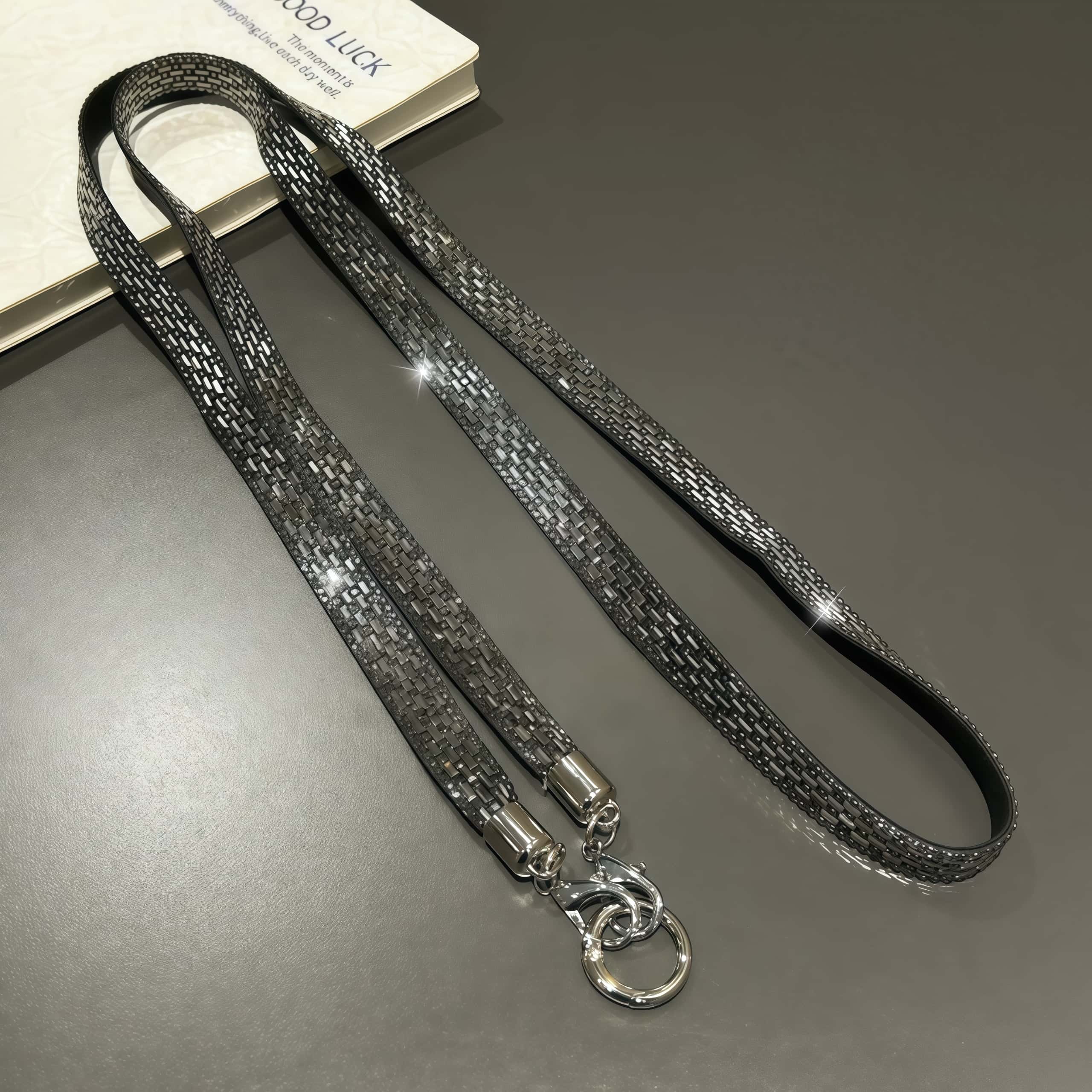 TEMU Sparkling Rhinestone Phone Strap, Crossbody/shoulder Bag With Widened Lanyard, Beautiful And Exquisite Full-diamond Strap Chain, Elegant Long