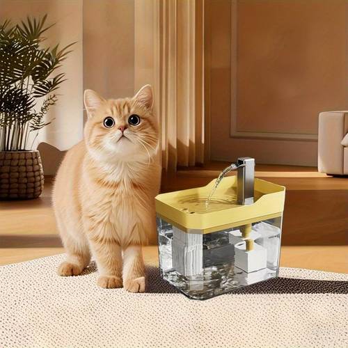 5 litre large capacity automatic pet water dispenser pet water toy usb powered no batteries required safe and reliable automatic water circulation for your pet from its owner