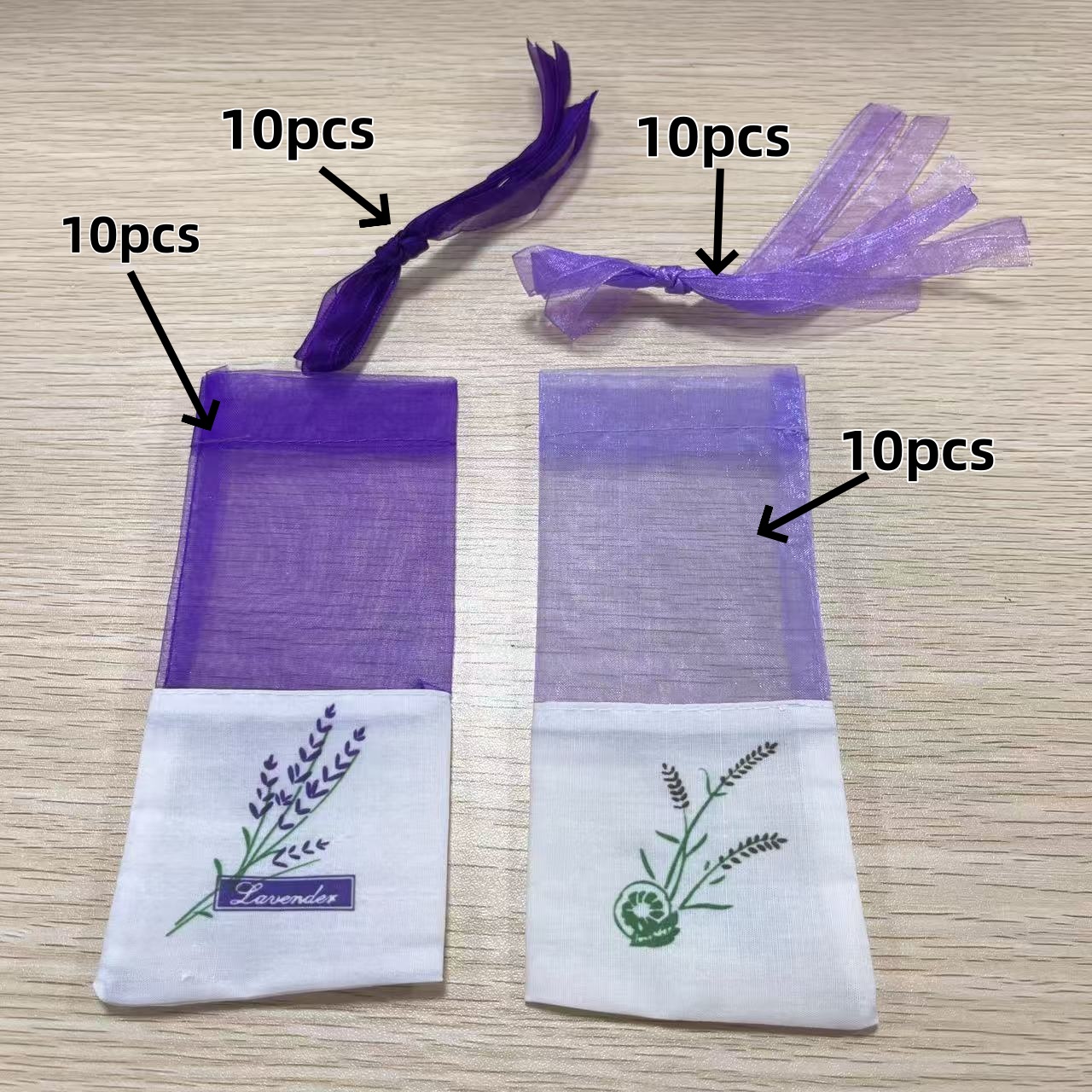 Image of 20/40pcs, Lavender Perfume Scented Sachet Empty Bag, Perfect For Party Gifts, Holiday Gifts And For Home Supplies, Easter Decorations For Home, Perfect Valentine's Day, Mother's Day Gift