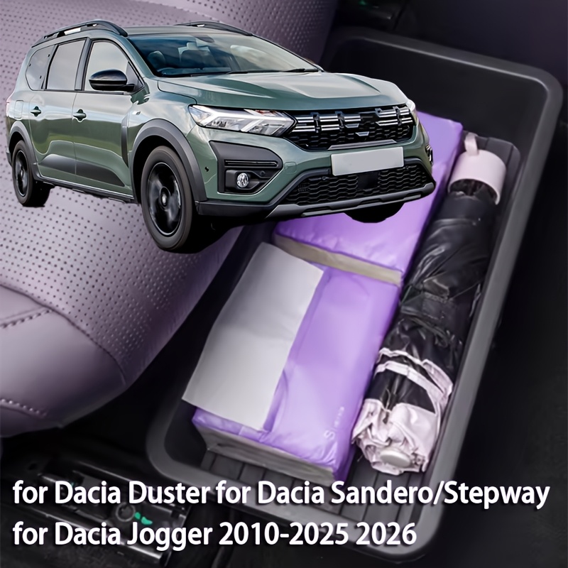 Suitable For Duster, , Stepway, And Jogger Models (2010-2026), This Under-seat Storage Box Is Designed For Front And Rear To Store Items Inside The Car