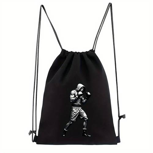 2d boxing gym bag large capacity drawstring design made of heavy duty material this sports backpack is perfect for boxing martial arts travel hiking and camping it offers space for fitness gear