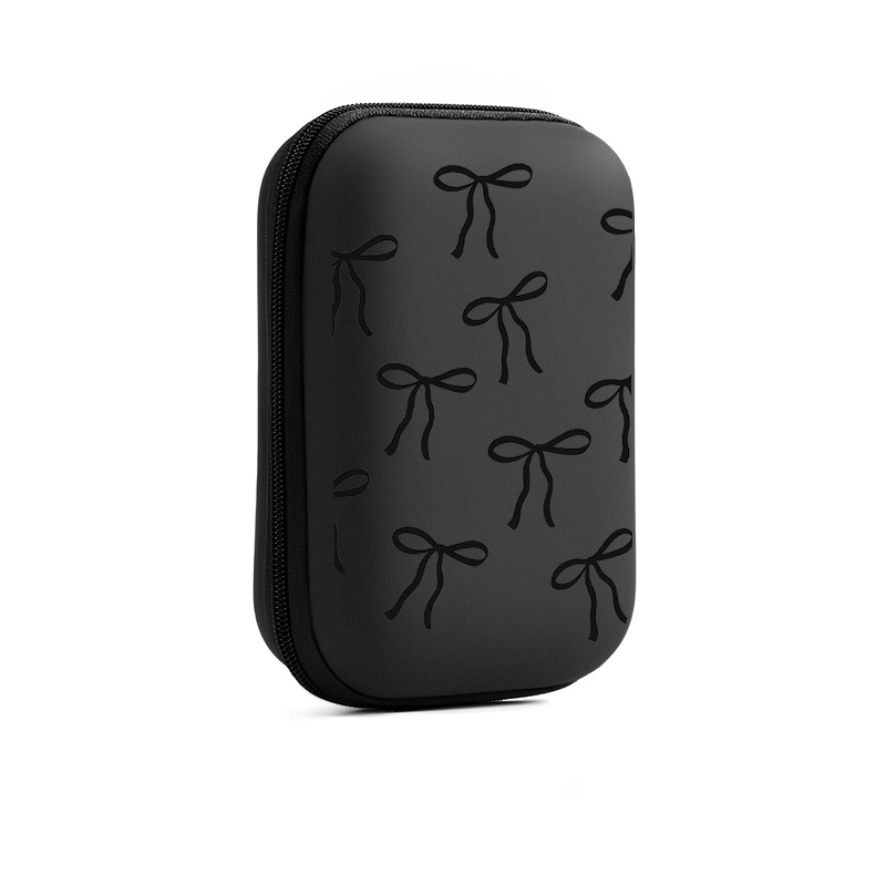TEMU Boîte de rangement EVA à bord dur pour écouteurs/câbles/chargeur - Design compact avec poche en . Accessoire robuste et durable, pour et les
