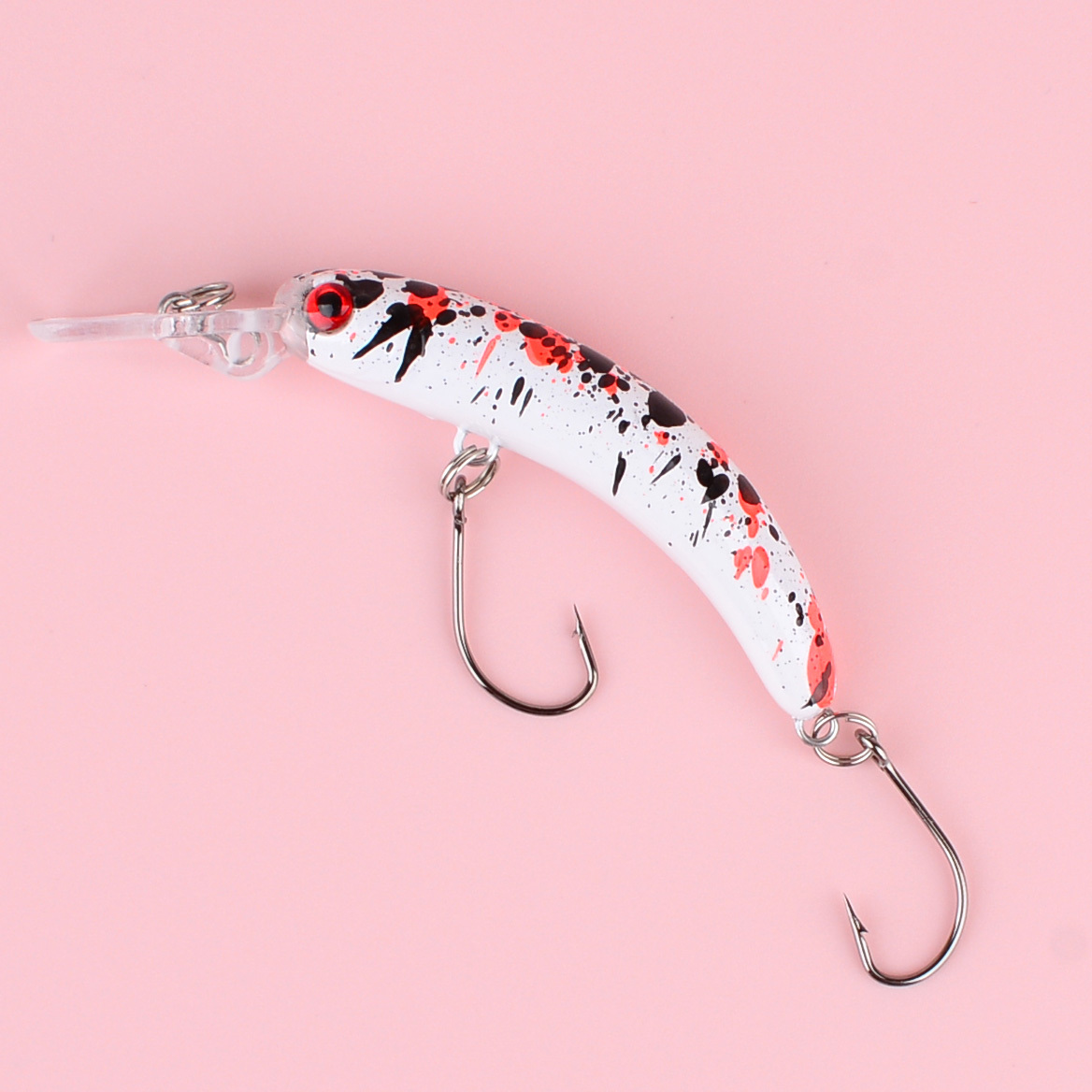 Image of 1pc Minnow Fishing Lure 6.5cm/ 3.7g Slow Sinking Hard Bait Wobbler Jig Bait Crankbait Fishing Tackle Swimbait
