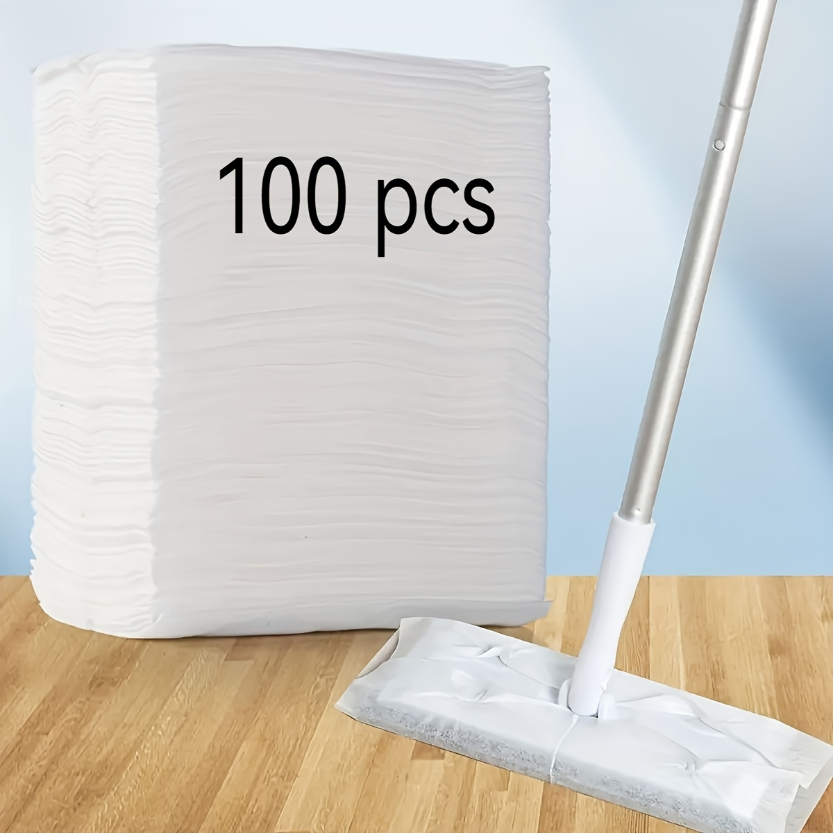 

100pcs Dusting Cloths - Disposable, Use For Living Room, Bedroom, Bathroom, Kitchen Floor Cleaning