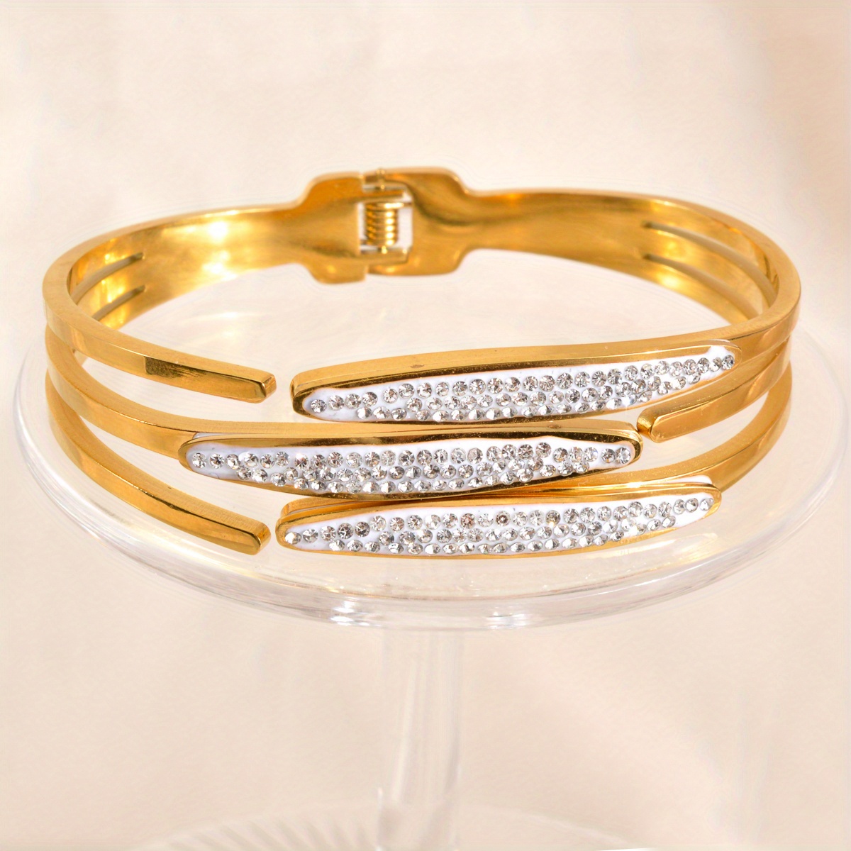 Geometric Design Stainless Steel Bracelet for Men and Women