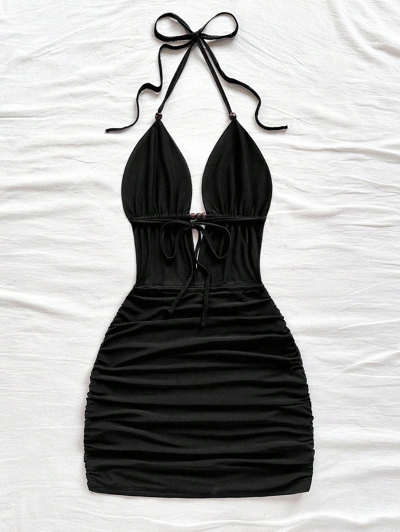 navy blue dress for baby girl Strappy Back Mini Dress – Dominique Nicole Boutique main image 1