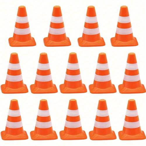 mini mini simulation cones sign suitable for sandboxes engineering construction building role play cones building parties dollhouse ornaments