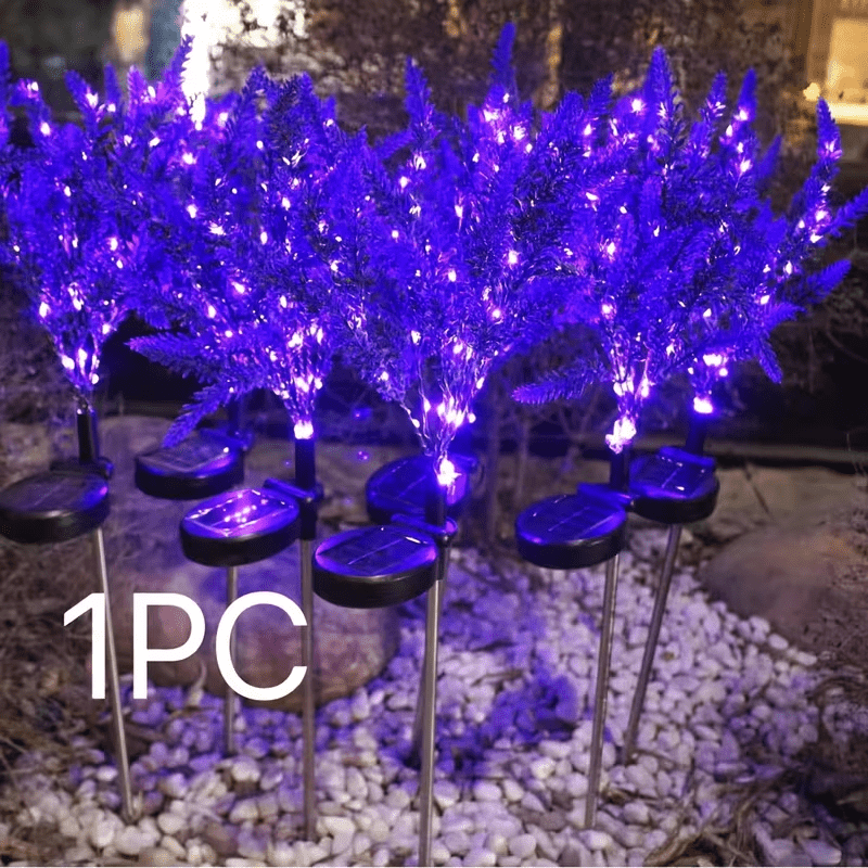 E-shop Lavendel Gartenleuchten - Outdoor Landschaftsspotlights mit Lichtsensor für Wege, Höfe, Veranden, Hochzeiten und Feiertags-Partydekorationen,