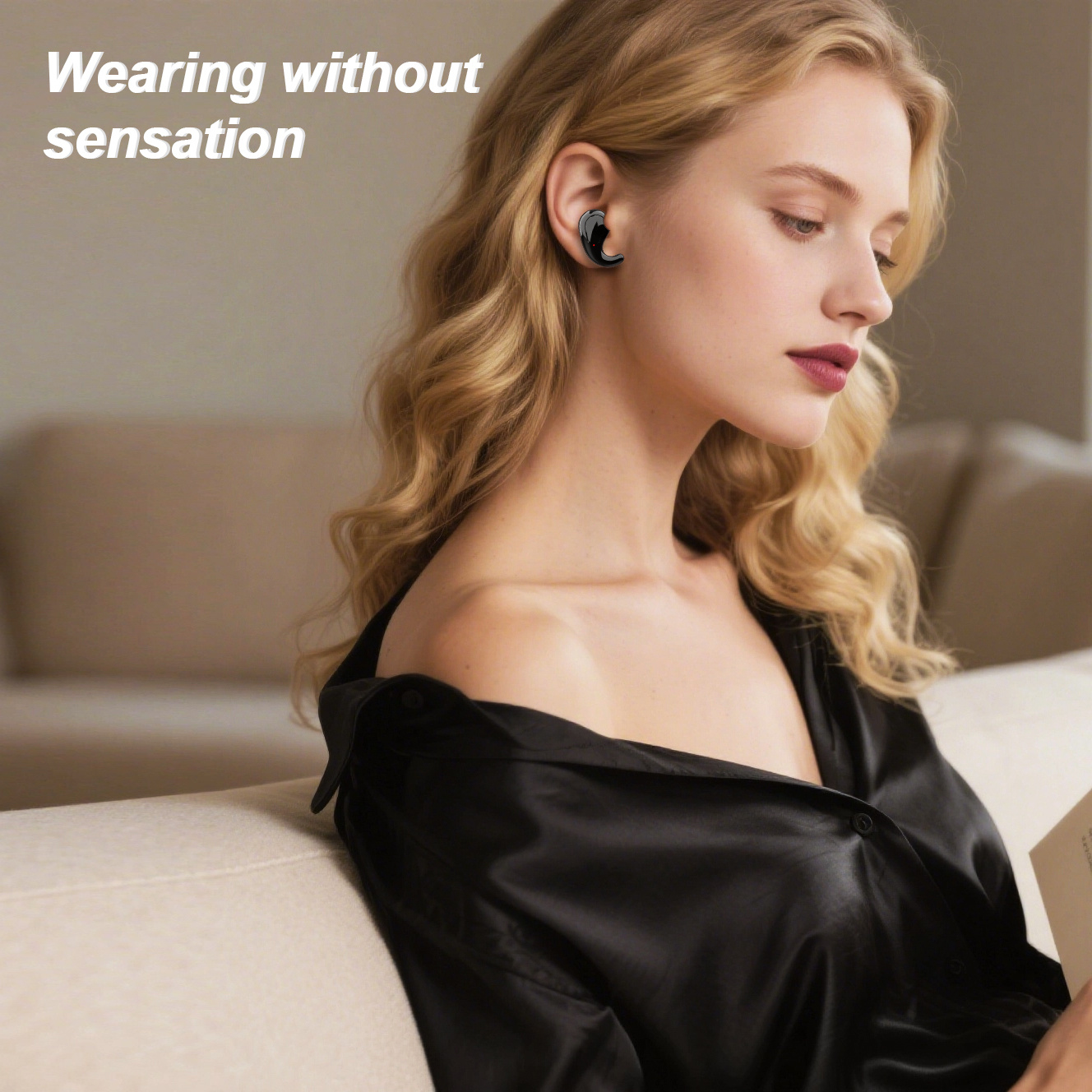 Auriculares inalámbricos T70 de alta calidad con sonido de alta fidelidad, salida potente, función de carga de emergencia, controles táctiles de voz HD, conexión automática para llamadas en ambos oídos y pantalla de nivel de batería