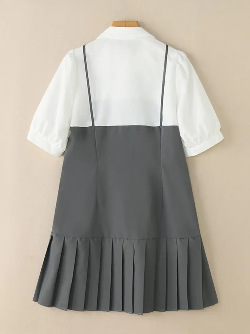 korean dress with shirt inside How Korea's Shirt-Under-Dress Trend Took the World by Storm