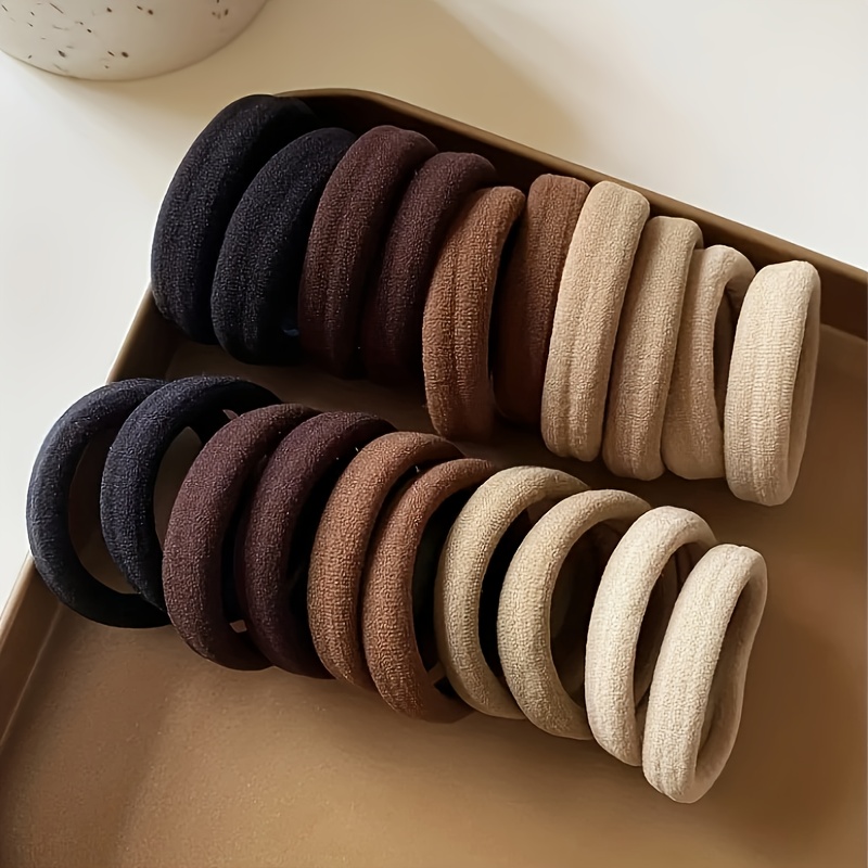 32pcs High Elasticity Hair Ties, Multipack Color Mix