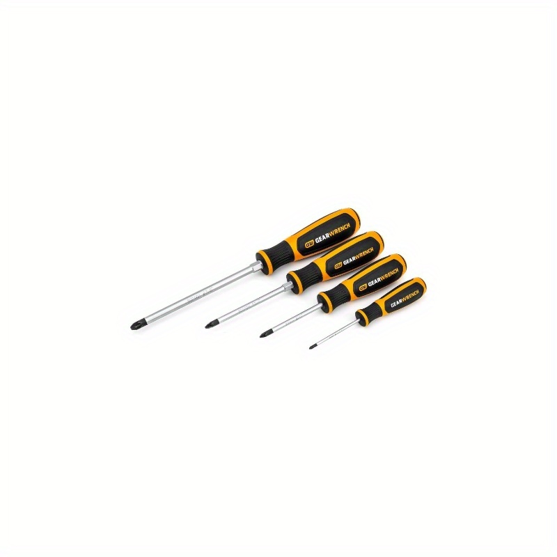 4pcs heavy-duty   dual material screwdriver set with tri-loft handle &   tip - 40cr steel & chrome vanadium construction, 65mn spring steel bits, magnetic   & oil/solvent-resistant - impact-resistant manual tool kit for home, automotive, diy (no power required) - ideal for tight spaces, heavy-duty screw driving -    , ergonomic grip, durable & precise for demanding tasks,  -resistant, versatile for home & automotive use, precision screwdriver Product details 1