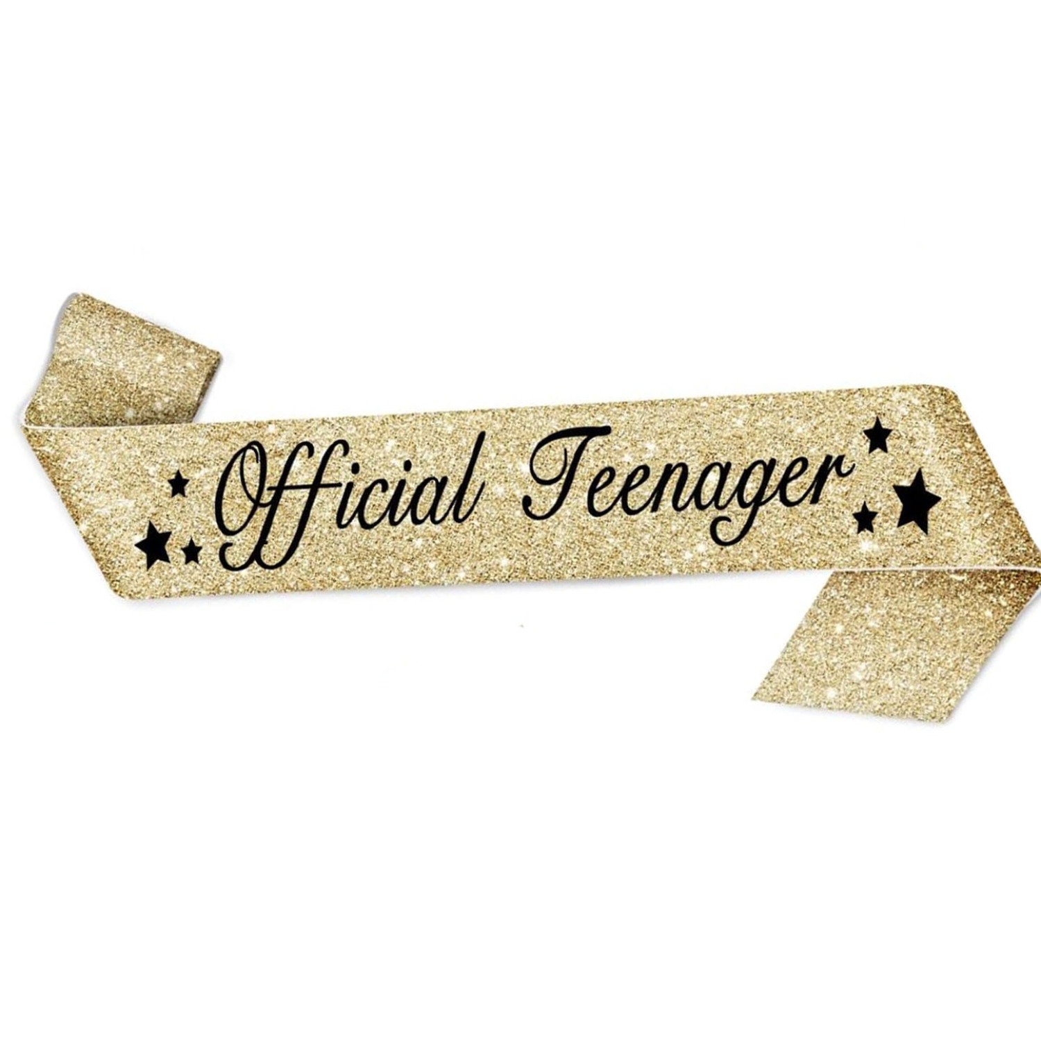 Image of 1pc Birthday Decoration, Official Teenager Sash Cake Decoration, Number Candle Party Photo Booth Props