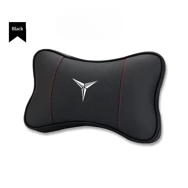 Image of 1pc Neck Pillow, Suitable For Most Car Models, Comfortable And Breathable Faux Leather Material, , Provides Neck Support, Improves , Enhances Driving Safety, Car Accessory