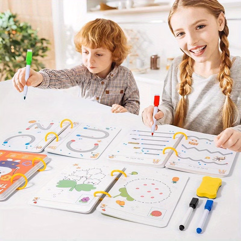 pre school exercise book for children fun tracing and writing activities for learning and practising ready for pre school magic exercise text set 96 reusable pages Product details 1