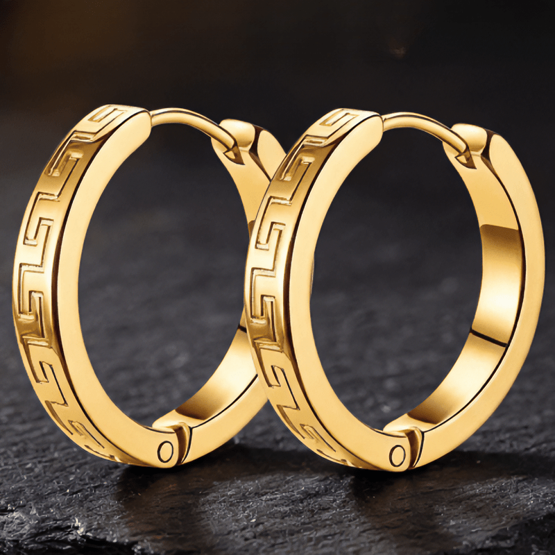 Image of 316l Stainless Steel Earrings, Kc Golden Plated, Fade-resistant And , Light Luxury And Elegant, Suitable For Daily , Parties And Dates, Delicate Earrings Gift For And Girlfriends