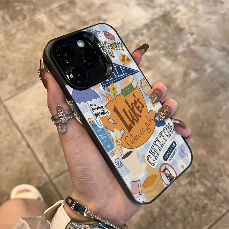 Gilmore Girls Collage Phone Case for iPhone 16 15 14 Pro Max 13 12 11 XR XS Plus Stylish Fashionable Protective Durable iPhone 13 case apple phone cases for iPhone 13, Daily Use Case, Smartphone Case, Fashionable Design, Trendy Phone Cover, Shockproof Cover, Case, iPhone Cover, Lightweight Cover, iPhone Owners, Stylish Users