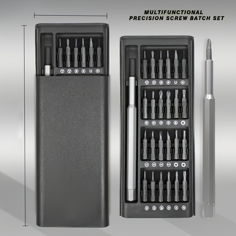 E-shop 25-in-1 Präzisions-Schraubendreher-Set, Multifunktionales Reparaturwerkzeug, geeignet zum Demontieren von Handys und Tablets, hergestellt aus